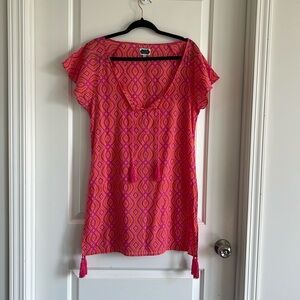 Mud Pie cotton tunic top size large